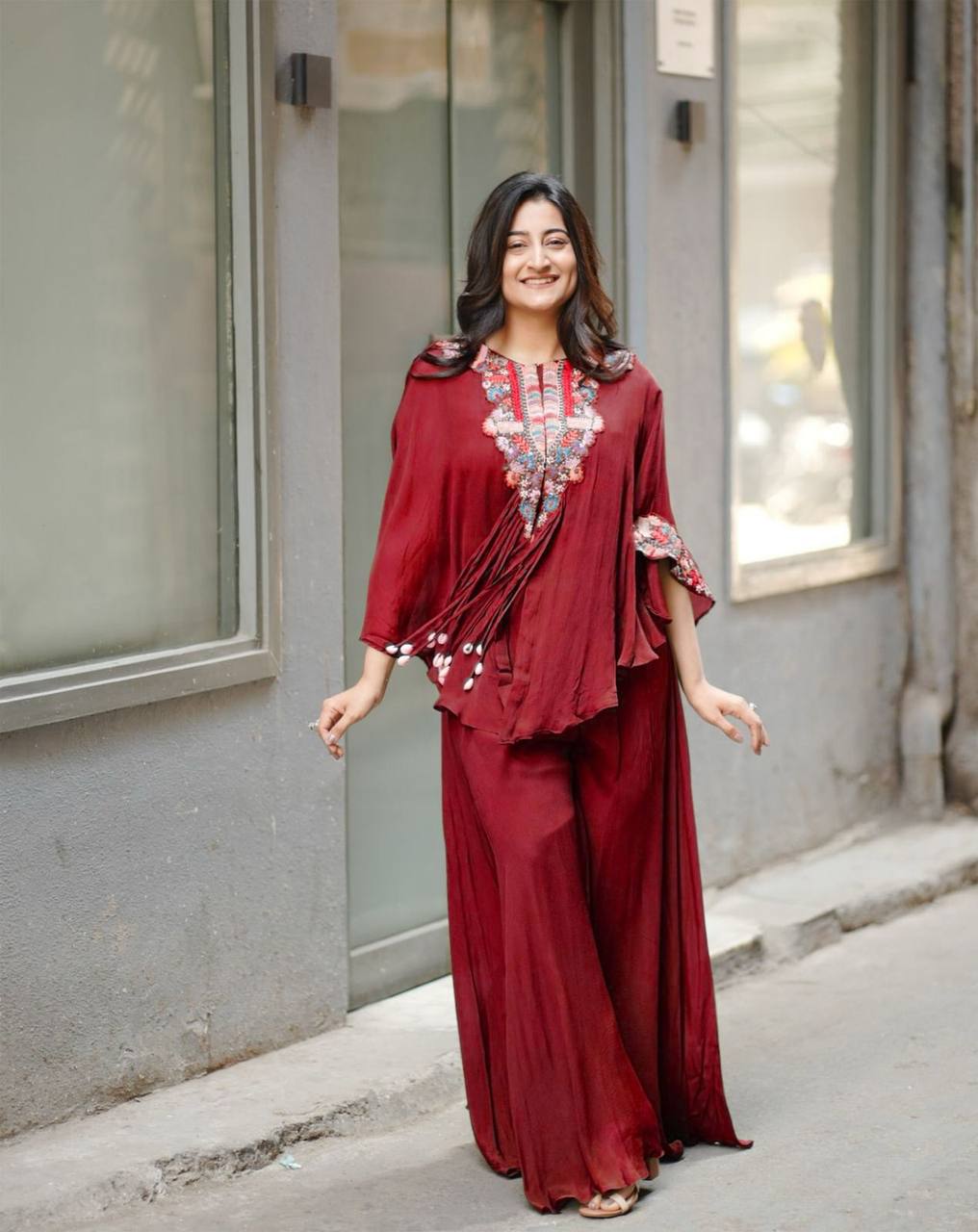 Bollywood Style - Indo Western Dresses Women - Floor Length & Embroidered