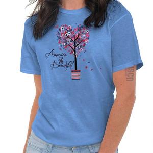 Camiseta personalizada de verano para mujer, de gran tamaño con estampado Floral Camiseta de manga, 100% algodón, venta al por mayor - Product Image 4