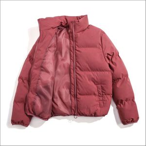 Blouson d'hiver matelassé personnalisé pour homme 2024 en toile, effet bulle, brillant, réfléchissant, col montant, à capuche, fermeture éclair, imperméable - Product Image 2