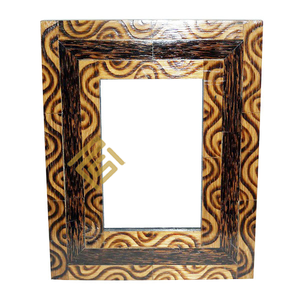 Cadre Photo en bois de résine artisanal indien de haute qualité meilleur vente en gros prix conception d'os de corne produit sur mesure - Product Image 5