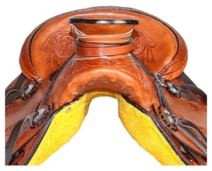 Juego de sillas de montar de cuero genuino de primera calidad, combinación perfecta para carreras de inglés de resistencia occidental para montar a caballo - Product Image 4