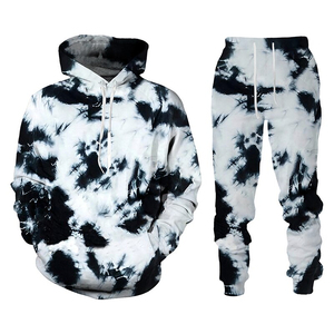 2024 meilleur nouveau tie dye sweats à capuche pull à manches longues variante couleurs arc-en-ciel sweats à capuche cravate teinture éponge sweats à capuche sweats en gros - Product Image 1
