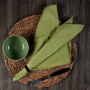 Juego de toallas tejidas de secado rápido de satén de algodón 100%, servilleta verde sólido, hogar, cocina, restaurantes, Toalla de baño de lujo, microfibra de Bambú - Product Image 5