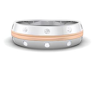 Bague en diamant véritable certifiée IGI Bague en or massif 18 carats 14 carats pour femme fille Bijoux de luxe pour elle - Product Image 1