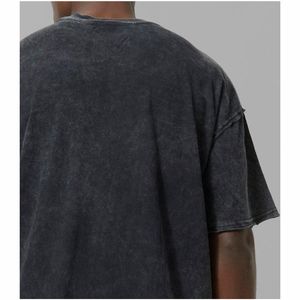 Camiseta para hombre Camisetas vintage de lavado ácido para hombre Camiseta personalizada de talla grande - Product Image 6