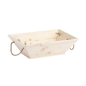 Bandeja de madera con lados acampanados 31.5X22.5X10.5 CM - Product Image 1