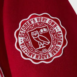 Veste universitaire personnalisée de l'Université de Stanford à manches longues avec poignets côtelés, veste de collège de type letterman en tissu 100% laine - Product Image 4