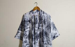 <span class=keywords><strong>Vestaglia</strong></span> da donna in cotone nero con stampa animalier Kimono verde <span class=keywords><strong>vestaglia</strong></span> per matrimoni estivi vacanze al mare e notti traspiranti - Product Image 5