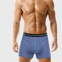 Sous-vêtements pour hommes respirants, ultra doux, anti-humidité, sans étiquette, allongés, pour usage quotidien, en gros, stock usine