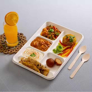 Platos Desechables de Bagazo Resistentes al Agua, Aptos para Microondas, Compostables, Hechos de Fibra de Caña de Azúcar, Venta al Por Mayor - Product Image 3