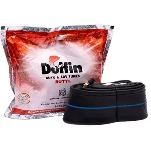 Best Selling Dolfin Auto and Adv Butyl Round Shape Soft Rubber Black Inner Tube of Motorcycles and Motorbike Tyres