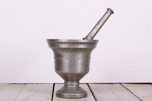 Mortier et pilon fantaisie en laiton Vintage pour la maison restaurant accessoires de cuisine herbe et épices outils granit médecine broyeur masher - Product Image 6