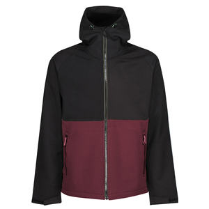 แจ็กเก็ตซอฟต์เชลล์สองโทนสีสำหรับผู้ชายเสื้อแจ็กเก็ตผู้ชายผ้านุ่มกันรอยข่วนทนทานดีไซน์ตามสั่ง - Product Image 4