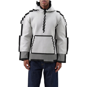 OEM personalizado mosaico Pixel estilo fabricantes de punto Venta caliente hombres ropa personalizada secado rápido transpirable personalizado moda capucha - Product Image 1