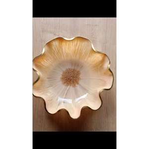 Cuenco de servicio de resina de diseño hecho a mano de primera calidad de una sola pieza con forma y tamaño personalizados a muy buen precio - Product Image 3