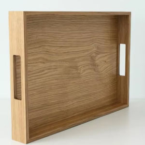 Plateau de service en bois unique fait à la main, rustique, durable, polyvalent, idéal pour la maison, la cuisine et les fêtes - Product Image 1