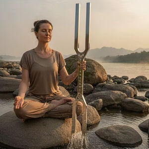 Diapasón Gigante con Llave DnA D288hz y A432hz con Golpeador - Product Image 5