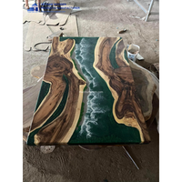 Meilleure vente de 2025: Table en bois flotté naturel mélangé à la résine époxy pour la décoration de la maison WhatsApp: + 84 901 052 217