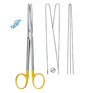 Ciseaux de dissection droits fins TC Lexer en acier inoxydable de haute qualité Instruments chirurgicaux de 16cm - Product Image 5