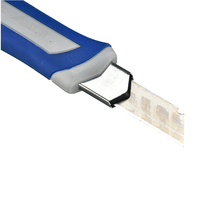 Qing couteau de poche lame rétractable, ustensile de haute qualité couteau utilitaire, coque en plastique, outil de coupe tranchante