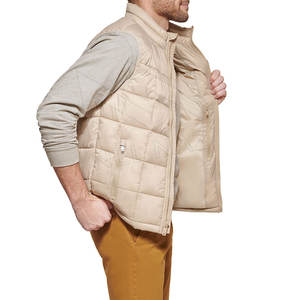 Veste sans manches en duvet d'hiver à la mode de qualité pour hommes Vestes sans manches en duvet - Product Image 4