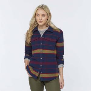 Tallas grandes para mujer Crosshaul Overshirt-Cálido y duradero, ideal para capas sobre trajes casuales o ropa de trabajo en climas fríos - Product Image 3