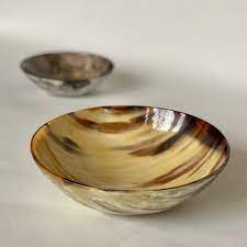 Véritable bol de service en corne de boeuf écologique Multi-Craft Natural Horn for Palm Shathering Shaving Food Modern Design Commercial Uses - Product Image 2