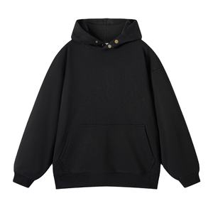 Ensemble personnalisé hiver sweat à capuche et short/jogger zippé délavé unisexe haute qualité 100% coton molletonné écologique brodé sur mesure - Product Image 2