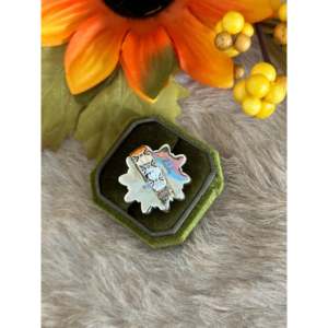 Southwest Handmade Turquoise Opal <b>Sterling</b> <b>Silver</b> Bezel Set <b>Adjustable</b> <b>Ring</b> - Product Image 5