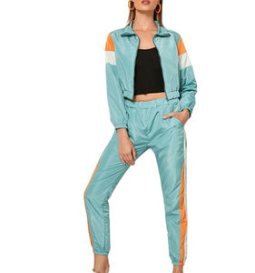 Conjunto Cortavientos de Mujer de Alta Calidad y Diseño Moderno, 100% Algodón, Traje Deportivo, Manga Corta, Resistente al Agua y al Viento, 2026 - Product Image 3