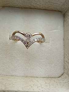 Bague en diamant Moissanite taille poire de haute qualité or 18 carats bijoux de fiançailles de mariée OEM ODM usine exportation de gros - Product Image 3