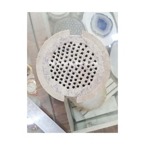 Luxurious Collection Top Product Expensive Look Soapstone Soap Dish With Round Shape For Hotel Decor Business Class Gift Purpose - Product Image 1
