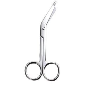 Ciseaux de chirurgie en acier inoxydable Ciseaux d'infirmière droits incurvés tranchants Ciseaux à fromage Ciseaux à dissection de laboratoire - Product Image 2