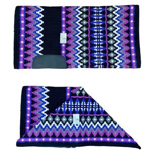 Couverture de selle occidentale de cheval Durable de qualité supérieure véritable laine de Nouvelle-Zélande matériau écologique Logo de couleur personnalisé pour - Product Image 4