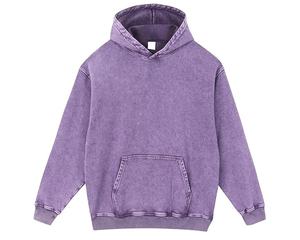 Sudadera con Capucha para Hombre, Estilo Lavado Ácido, 100% Algodón, Ropa Urbana, Servicio OEM, Esencial para el Invierno - Product Image 4