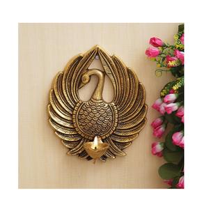 Lámpara de aceite artesanal de latón con forma de pájaro diya, diseño de pavo real bailarín, para colgar, ideal para Diwali, Pooja, templos y regalos. - Product Image 6