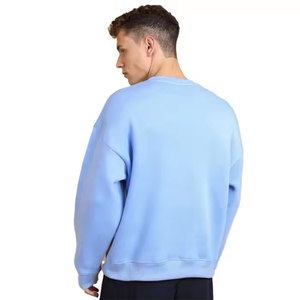 Sudadera de cuello redondo de manga larga para hombre, ropa de calle estampada transpirable con bordado Vintage de Color sólido de calidad superior, Top de invierno - Product Image 3