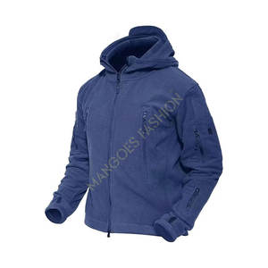 Veste polaire à capuche camouflage de haute qualité pour homme, col montant, 6 poches zippées, hiver chaud, tactique, confort ultime, fonctionnalité - Product Image 4