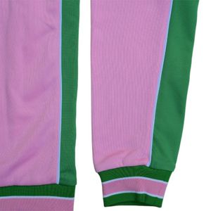 เสื้อแจ็กเก็ตสตรีแบบย้อนยุคเครื่องแต่งกายสตรีสไตล์กรีกแนววินเทจเสื้อกีฬาแบบพอดีตัว100% โพลีเอสเตอร์สีชมพูและสีเขียวมีดีไซน์ตามสั่ง - Product Image 6