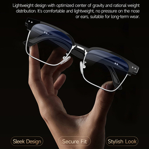 W100D AI Gafas inteligentes con traductor Anti luz azul Lentes fotocromáticas Gafas <span class=keywords><strong>de</strong></span> sol Chat GPT Traducción Gafas <span class=keywords><strong>de</strong></span> audio inteligentes - Product Image 3