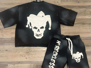 Ensemble deux pièces personnalisé Streetwear Short graphique Tenue - Product Image 5