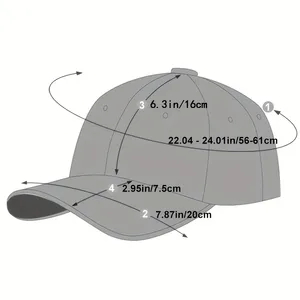 Casquette de baseball unisexe en coton, légère, à la mode, décontractée, pour l'extérieur, été - Product Image 6