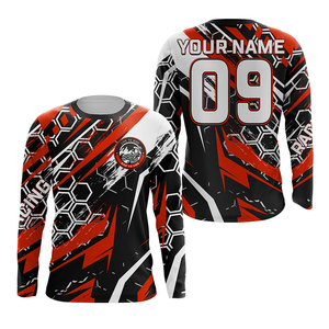 Maillot de motocross personnalisé pour jeunes, sublimé, respirant, à manches longues, pour le VTT, la course automobile et la moto - Product Image 3
