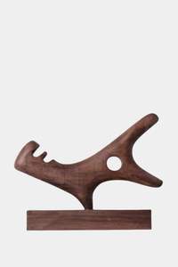 Escultura de Mesa de Madera Natural Moderna Hecha a Mano, Diseño Orgánico, Decoración para Interiores de Hogar con Temática Terrenal, Adorno para Comedor - Product Image 4