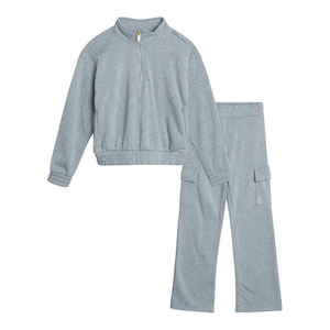 Couleur rose, logo personnalisé, sweat à capuche pour enfants, survêtement en coton à quantité minimale de commande basse pour garçons - Product Image 6