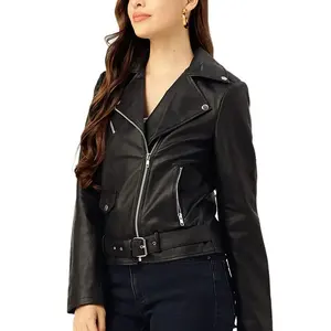 Chaqueta de invierno de punto transpirable para mujer al por mayor, abrigo de burbujas de piel sintética corto personalizado, teñido liso para mujer - Product Image 3