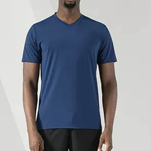 เสื้อยืดผ้าฝ้าย100% สำหรับผู้ชายพิมพ์โลโก้ผ้าฝ้าย100% แขนสั้น - Product Image 2