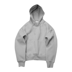 เสื้อฮู้ดไหล่ตกสำหรับผู้ชายผู้หญิงพิมพ์ลายถักป้องกันริ้วรอยระบายอากาศได้ดีสินค้าใหม่ล่าสุดออกแบบตามสั่ง - Product Image 6