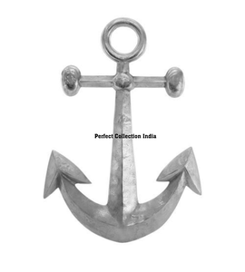 Grande ancre de bateau en métal aluminium Décoration murale nautique pour bateau Conception d'ancre élégante pour la décoration intérieure nautique - Product Image 2