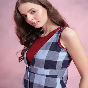 Robe pour femmes imprimée Vêtements en coton polyester Vêtements occidentaux Robes décontractées pour femmes fabriquées en Inde - Product Image 4